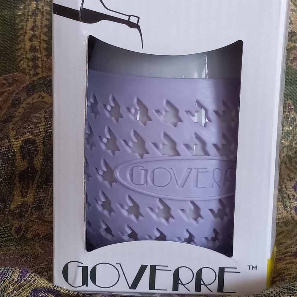 Lilac - NIB-Portable wine glass protected with silicone!